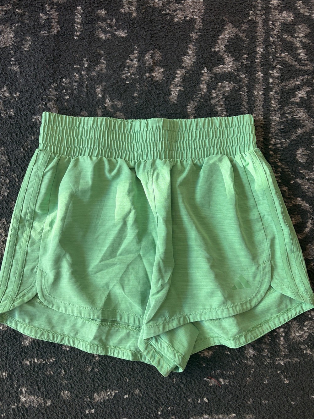 NWOT adidas Mint Green Pacer Training Shorts